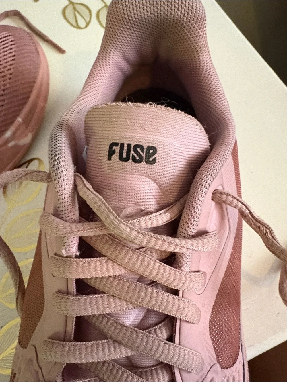 Women’s Pink Lace-Up Athletic Sneakers